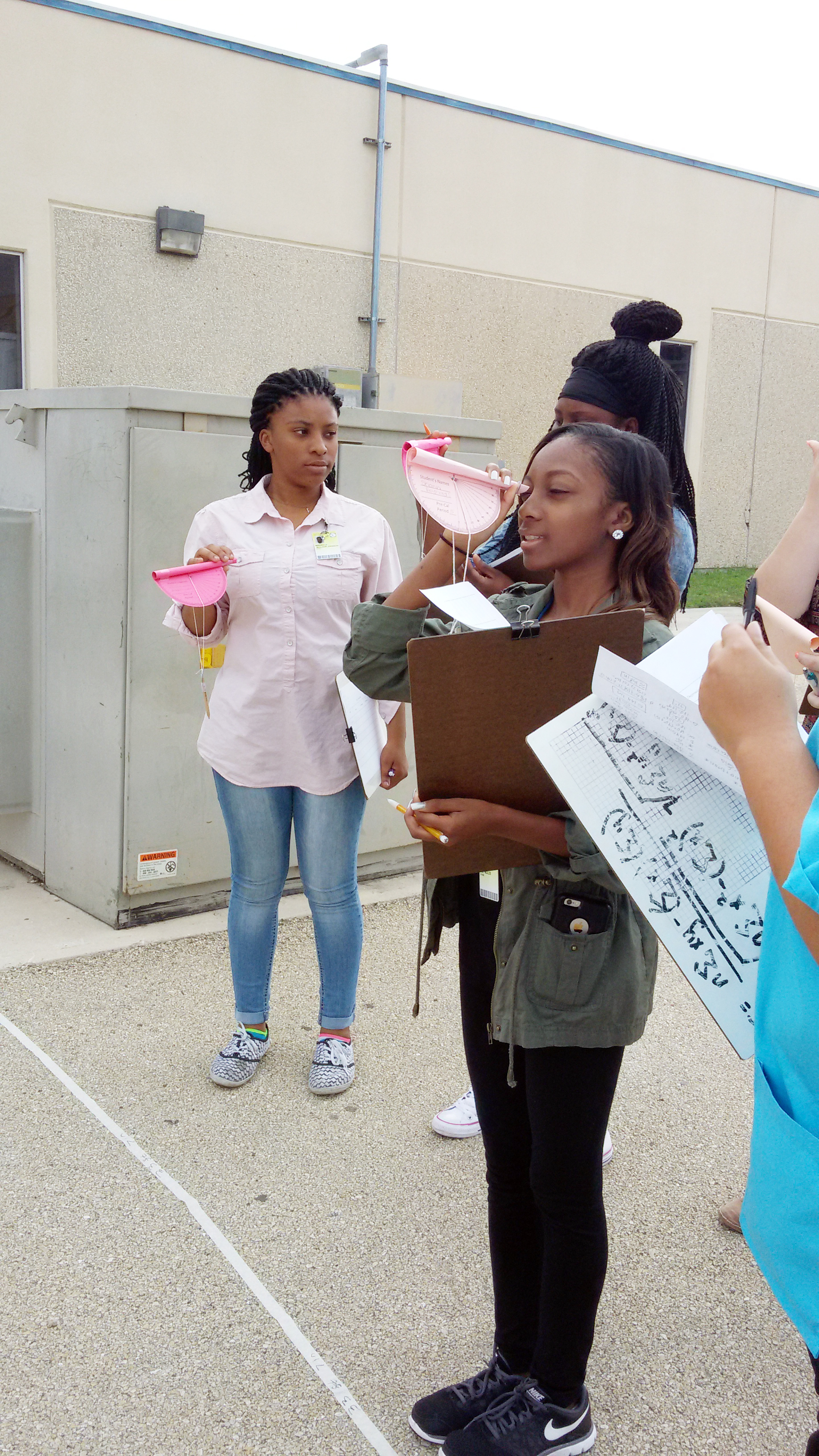 Cove students apply trigonometry lesson to real world skills | Copperas ...