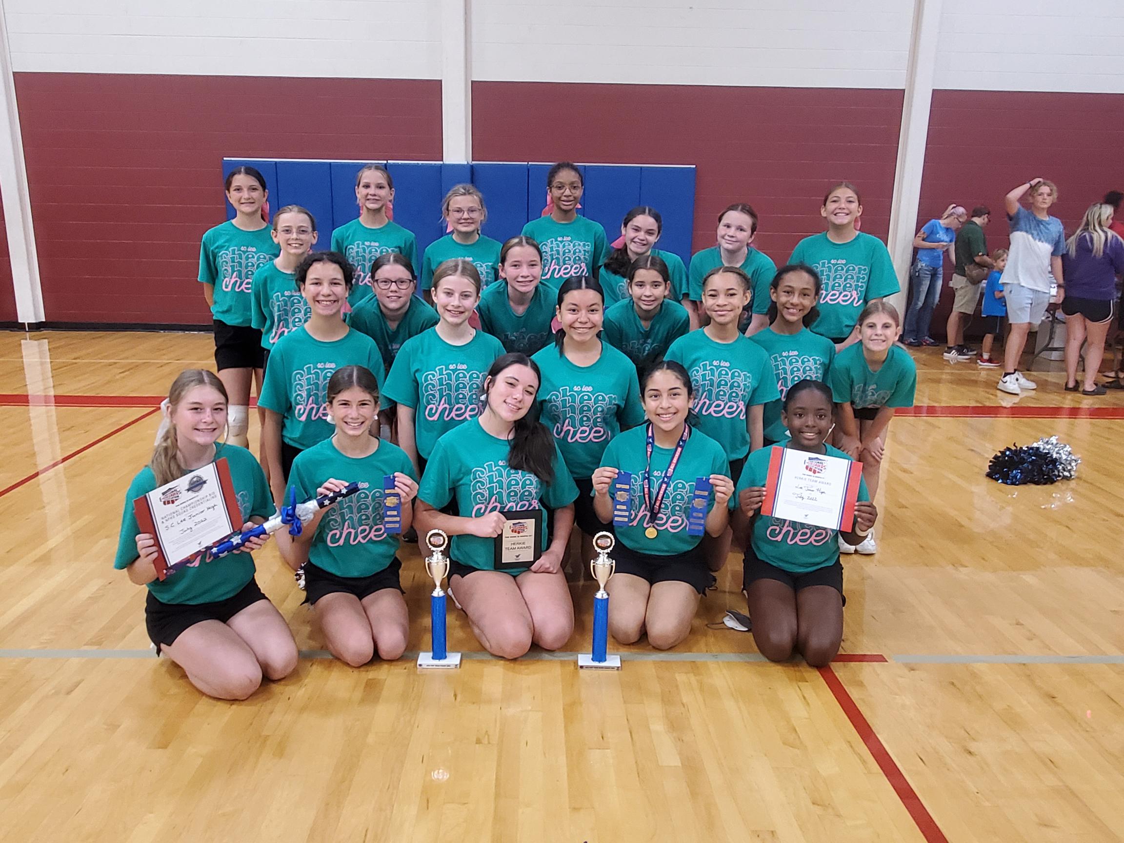 S. C. Lee Junior High prepares to defend state cheer title; All-American  named at camp | Copperas Cove Leader Press