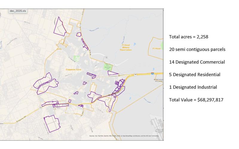 The City of Copperas Cove is looking at the creation of a Tax Increment Reinvestment Zone within the city.