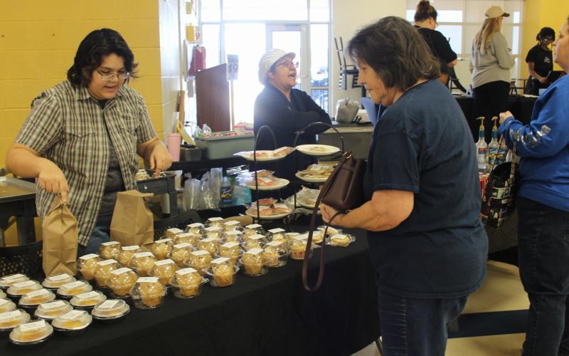 Baked goods were a few of the wares for sale made by CCHS culinary students.