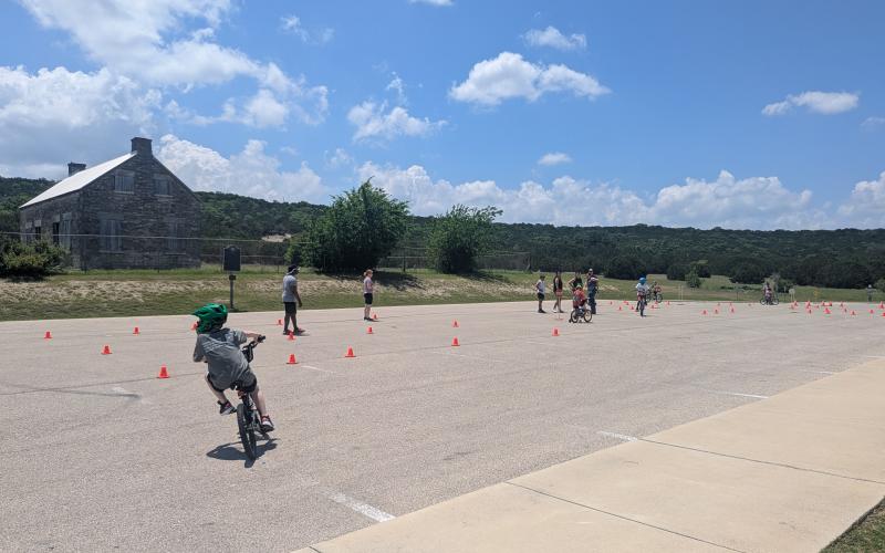 Ogletree Gap Park was the setting for the first Adaptive Bike Rodeo held on May 9.-Photo by Brittany Fholer