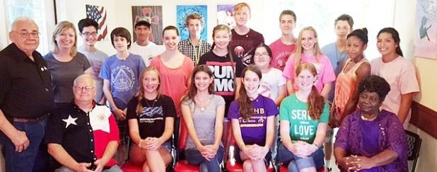 Courtesy Photo - A new Excel Club in Copperas Cove was officially recognized on September 16. Its members consist of local teens who are schooled at home as well as several who attend high school. The H.U.T.S. Excel Club is the second to be sponsored by the Noon Exchange Club of Copperas Cove.