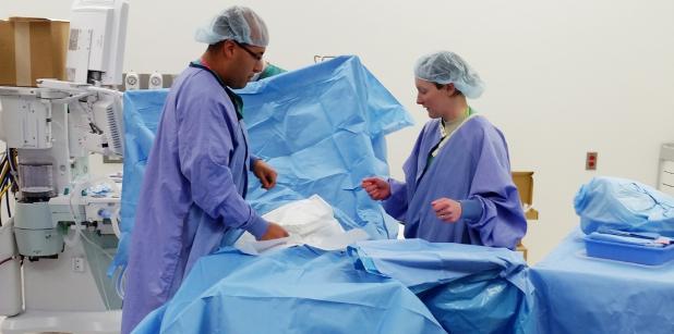 CCLP/CHUCK TAYLOR - Staff at the maternity operating suite at the new Carl R. Darnall Army Medical center, have a practice run in the new facility which opens in April.