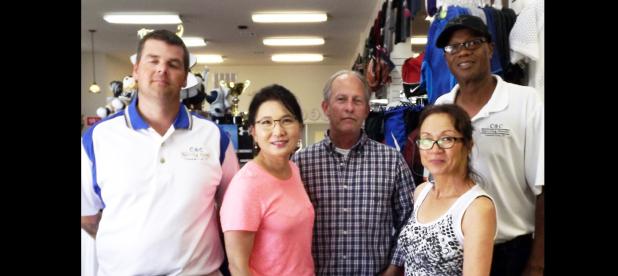CCLP/PAMELA GRANT - C & C Sporting Goods and their staff celebrated 24 years in business with a Customer and Coach Appreciation Day on Saturday
