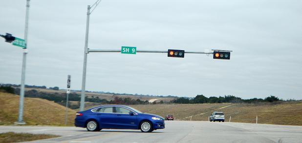 CCLP/LYNETTE SOWELL - Stoplights are now operational as of Tuesday at the intersection of F.M. 116 and State Highway 9.
