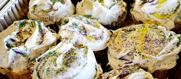 CCLP/LYNETTE SOWELL - The Purple Gator, located at 212 S. 2nd St. in downtown Copperas Cove, is taking orders for King Cake just in time for Mardi Gras on Feb. 28. New Orleans natives Toni and Terrence Washington own and operate the restaurant.