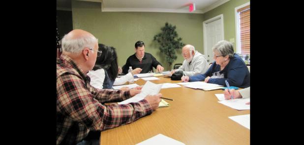 CCLP/PAMELA GRANT - Members of the newly formed Quality of Life Advisory Board discuss changes to be made to the by laws.