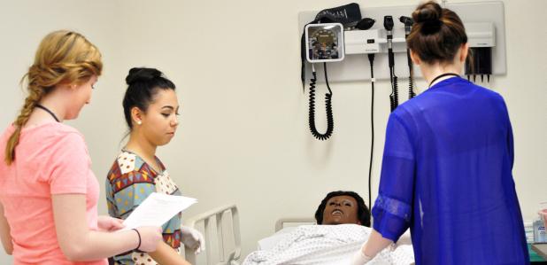 CCISD/Courtesy Photo - Copperas Cove High School students enrolled in health sciences classes will begin working on new equipment thanks to a $60,000 grant. The grant will purchase two simulation manikins, two hospital beds with complete headboards, and a simulator for phlebotomy students to utilize.