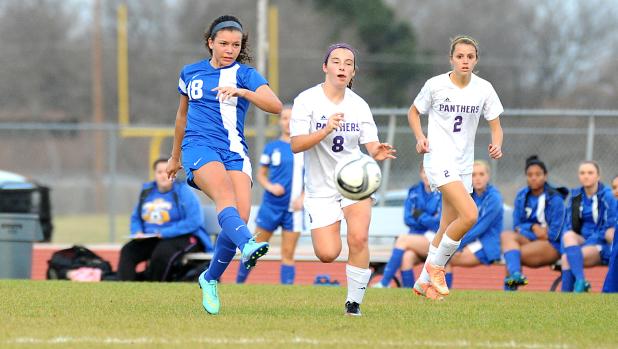 CCLP/LEE LETZER -- Cove senior Ale Ross battles for possession during the Lady Dawgs game against Liberty Hill.