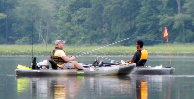 Courtesy Photo - HOW chapters hold events throughout the country, providing veterans with a way to de-stress and unwind by fishing from kayaks. The first HOW event in the Fort Hood area will be held on March 19.