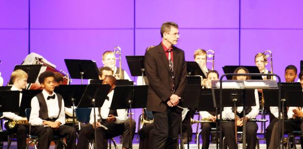 CCLP/WILLY ORTIZ - The Copperas Cove Junior High School Concert Band performs Tuesday evening under the direction of Rirchard Brown at the Central Texas Music Festival.
