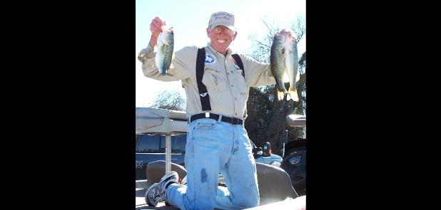 Courtesy Photo/COVE BASS CLUB - Jack Johnson won first place on Lake Waco, during the Copperas Cove Bass Club’s opening tourney with a total of 8.88 pounds.
