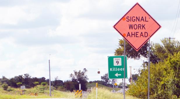 CCLP/LYNETTE SOWELL - The Texas Department of Transportation has begun work on the installation of stop lights at the intersection of F.M. 116 and State Highway 9. The lights should be operational by the end of October, weather permitting.