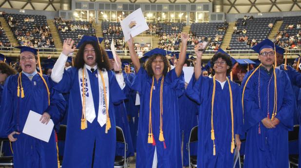 College grads celebrate