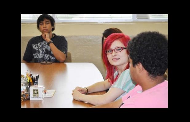 Crossroads High School students created the alternative school’s first student council organization and met on Thursday to discuss ideas to benefit the student body.