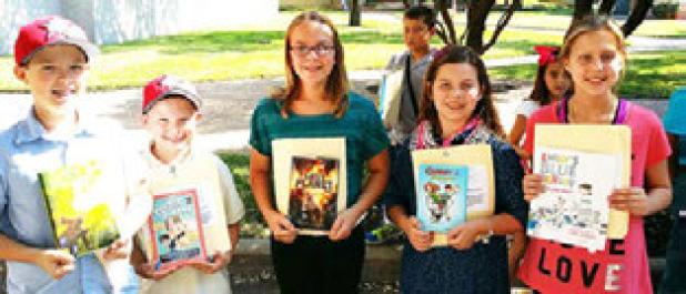 Five Copperas Cove students were each invited to introduce one of the newly unveiled Texas Bluebonnet Books at the Texas Book Festival in Austin.