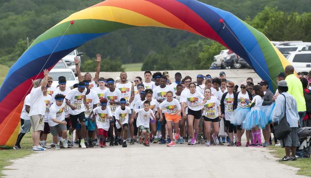 File Photo - Runners take off at the start of the annual Mayfest 5K. This year's event is set for Saturday, May 2, at Ogletree Gap Park.
