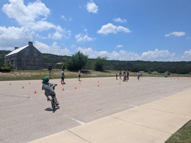 Ogletree Gap Park was the setting for the first Adaptive Bike Rodeo held on May 9.-Photo by Brittany Fholer