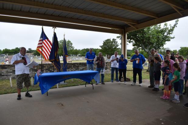VFW Post 8577 holds its annual Memorial Day ceremony at the Copperas Cove cemetery.