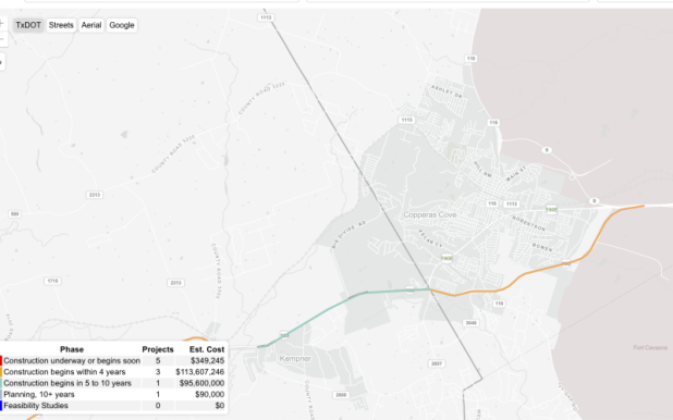 The U.S. 190 bypass widening project is set to begin on Feb. 16.