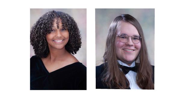 Brenda Thomas and Nathaniel Roberts are the top two academics in the CCHS graduating class of 2025..
