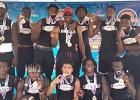 Courtesy Photo - Copperas Cove football players Kylan Herrera (back row, third from left) and Adrian Alejos (back row, fifth from left) pose with their Team Texas Elite (Romans 8:28) 7 on 7 teammates after winning the gold medal in the Amateur Athletic Union 7v7 championships in Houston over the weekend.