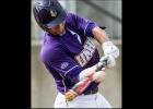 Former Bulldawg Ty Johnson bats as a member of the University of Mary Hardin-Baylor Crusader baseball team. Johnson has played in four of UMHB’s first six games. Johnson and the Crusaders travel to Seguin Monday to face Texas Lutheran. - COURTESY PHOTO