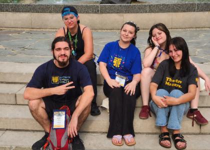 COURTEsy PHOTO Five CCHS thespians received awards at the International Thespian Festival in Bloomington, Indiana.
