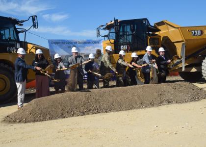 Copperas Cove Mayor Pro Tem Vonya Hart is among those tossing dirt at the Oct. 8 groundbreaking.