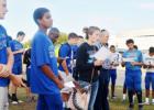 Students from Copperas Cove High School worship during the annual See you at the Pole Wednesday.