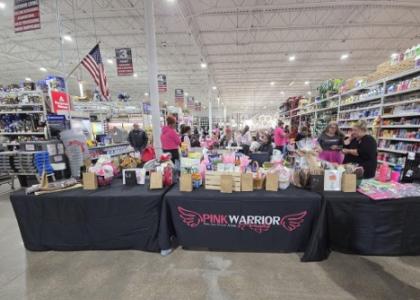 Pink Warrior Angels and HomeBase team up to support cancer warriors in Copperas Cove.   