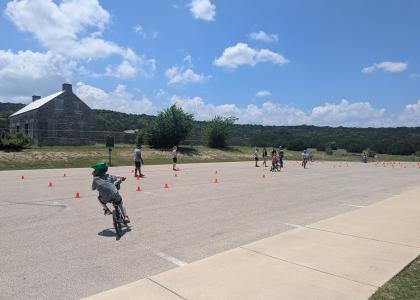 Ogletree Gap Park was the setting for the first Adaptive Bike Rodeo held on May 9.-Photo by Brittany Fholer