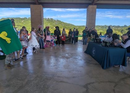 CCLP/BRITTANY FHOLER  This year’s Eco Harvest was capped off with a Recycled Fashion show.